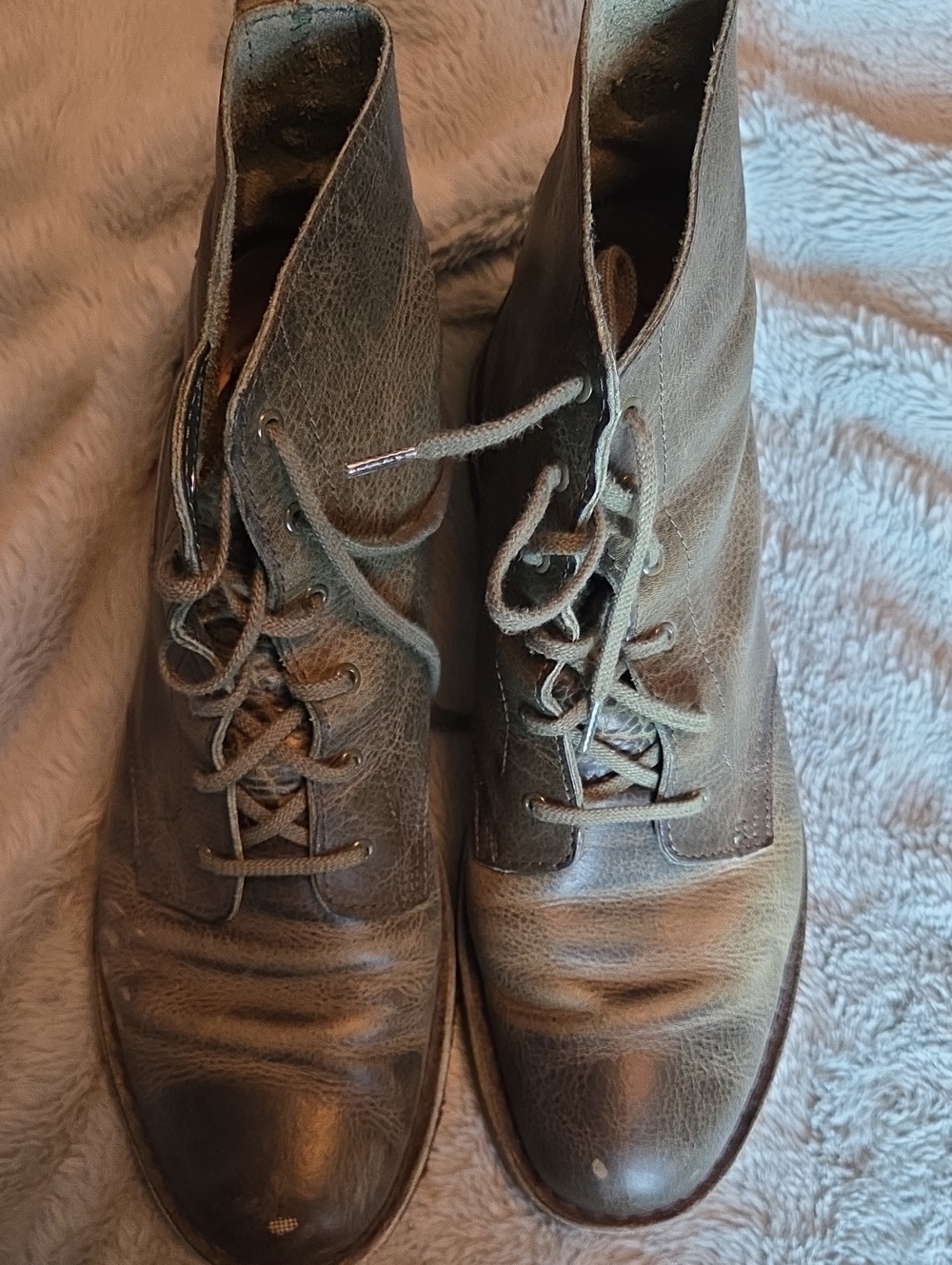 Clarks Men's Green(Leaf) Leather Chukka Boots Desert MALI